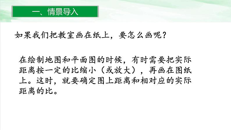 人教版小学数学六年级下册第四单元3.1认识比例尺（1）课件第2页