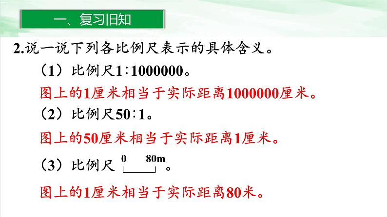 人教版小学数学六年级下册第四单元3.2比例尺的应用课件03