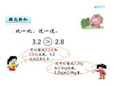 【优选】四年级下册数学课件-第五单元第三课小数的大小比较-西师大版（2014秋）