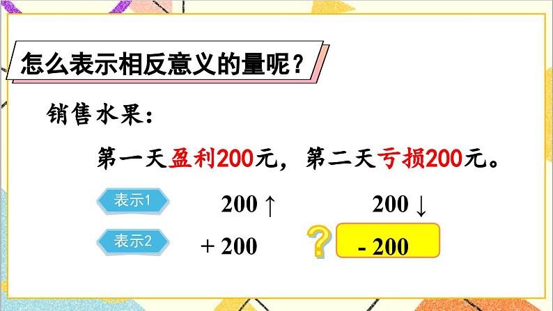 第一单元 第一课时 负数的认识课件第3页