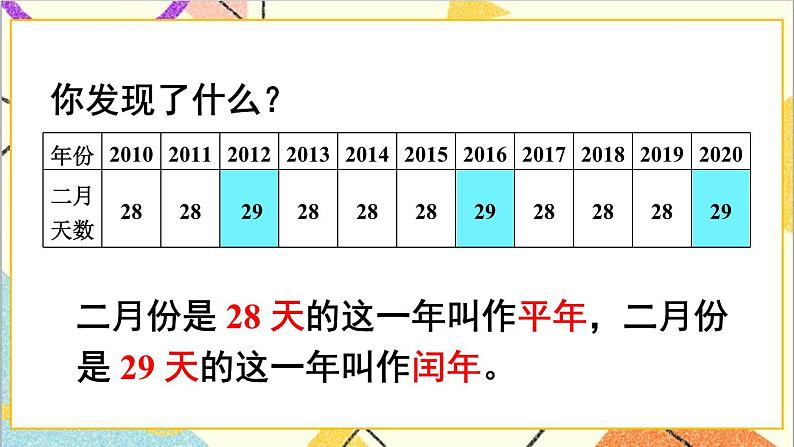 第六单元 第二课时 年、月、日（2）课件第3页