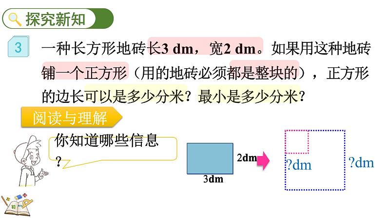 人教版五年级下册数学4.5.2 公倍数和最小公倍数的应用（课件）第3页