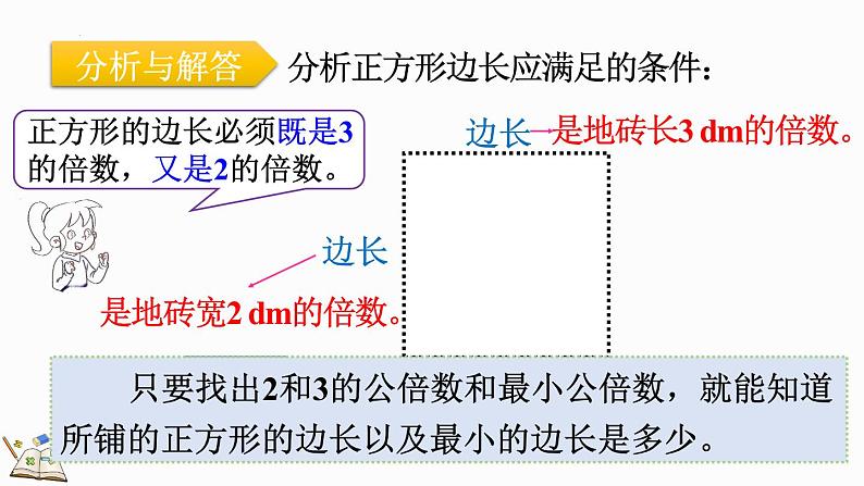 人教版五年级下册数学4.5.2 公倍数和最小公倍数的应用（课件）第5页