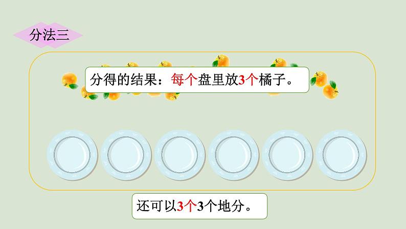 人教版数学二年级下册2.1.2 按指定的份数平均分 课件06