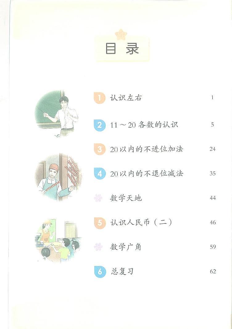 人教版培智学校  四年级上册  生活数学  电子版学生用书 电子课本02