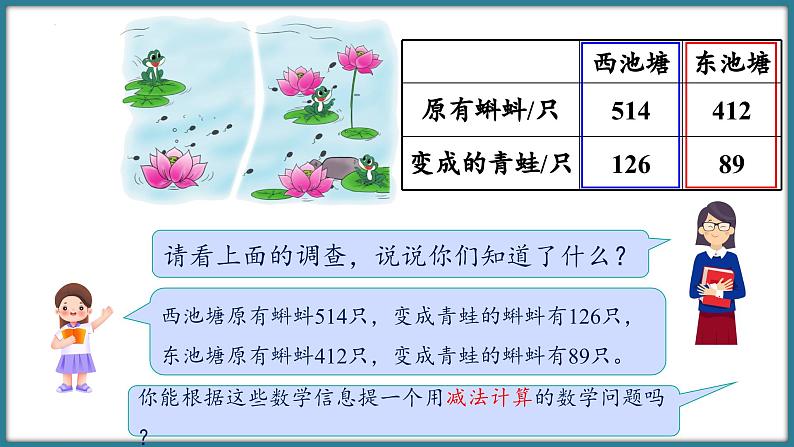二年级下册数学北师大版5.5 小蝌蚪的成长（1）（课件）05