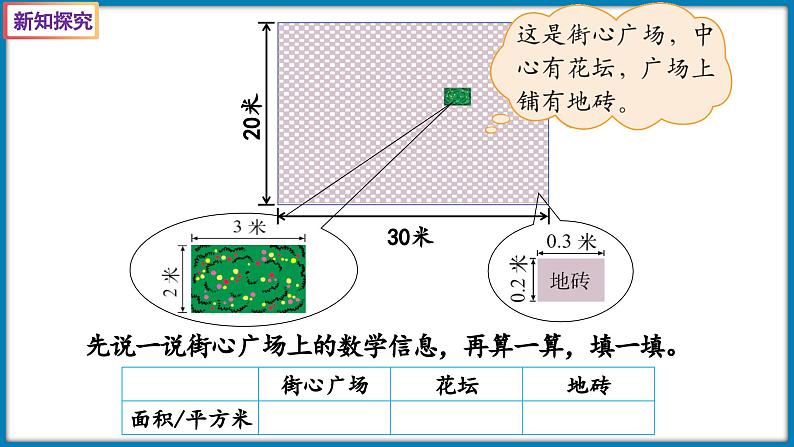 四年级下册数学北师大版3.4 街心广场（课件）第5页