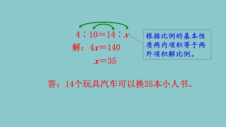 北师大版数学六年级下册2.3  比例的应用 课件第6页