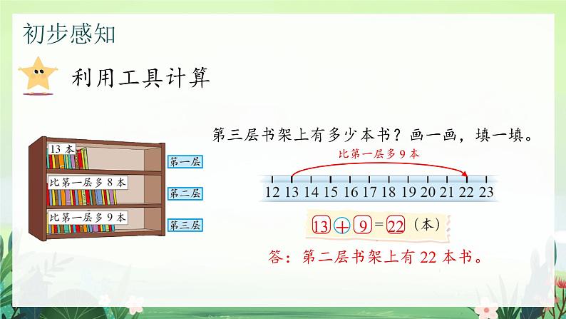 北师大版小学数学1下 六.加与减（三）图书馆.第一课时 课件08