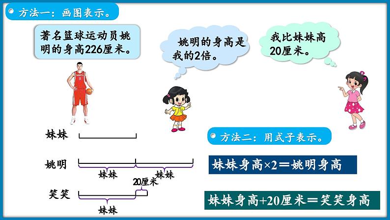 5.3 等量关系（课件）-2023-2024学年四年级下册数学北师大版07