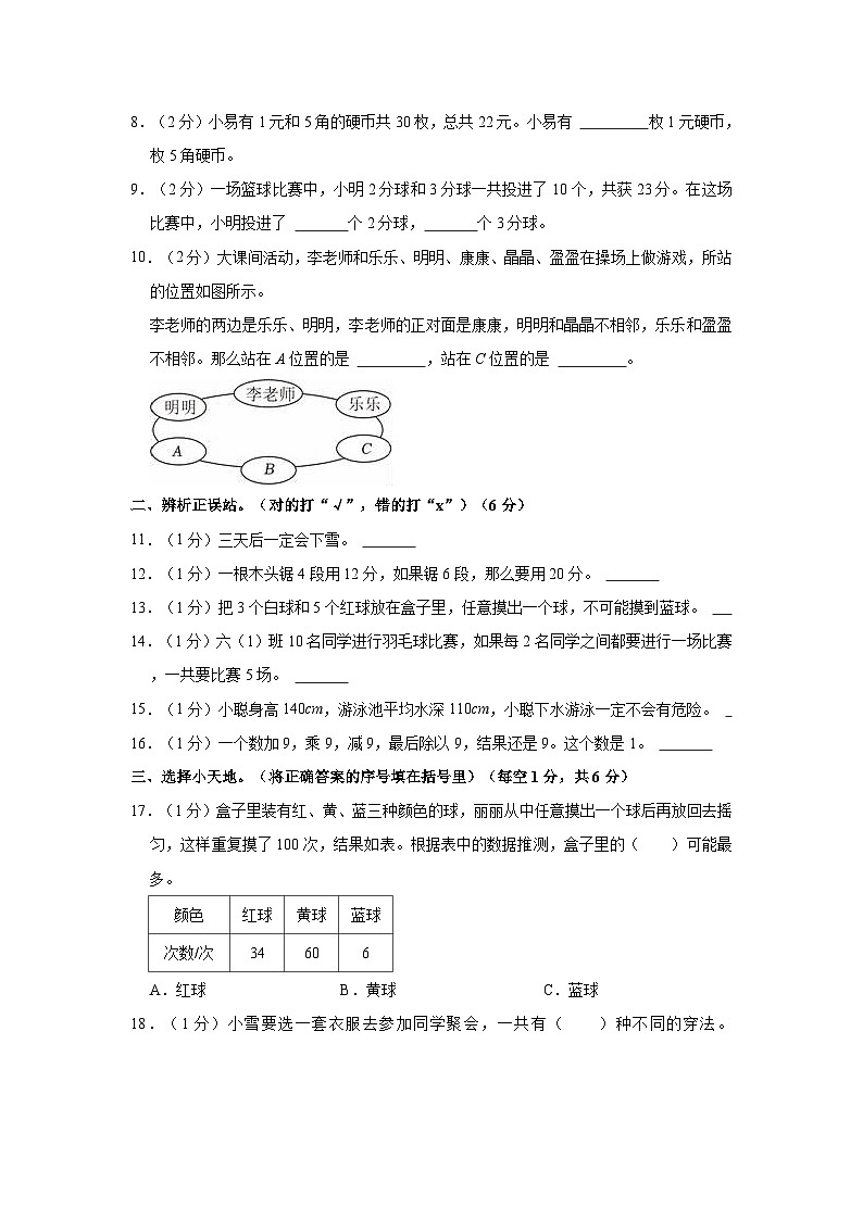 2023年广东省广州市小升初数学试卷02