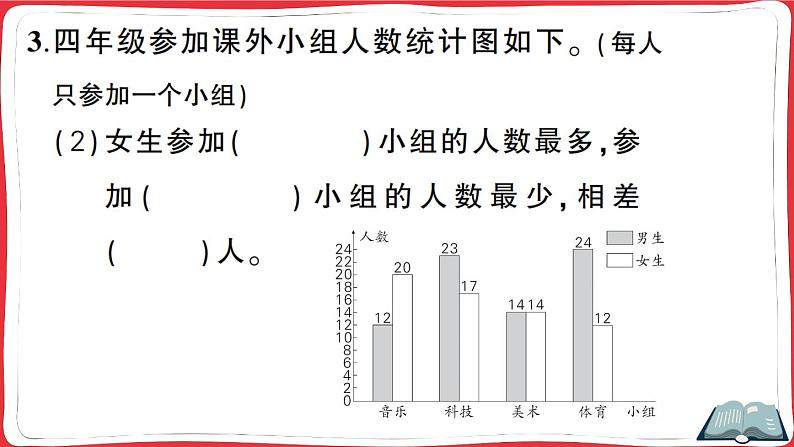 人教版四年级下册精品综合训练 第8、9单元阶段性综合复习（讲解PPT）第4页