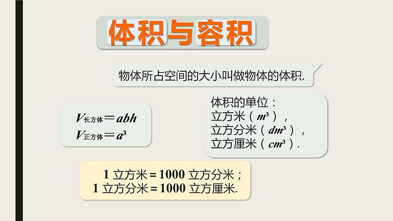 体积与容积  ①（课件）-五年级下册数学沪教版第2页