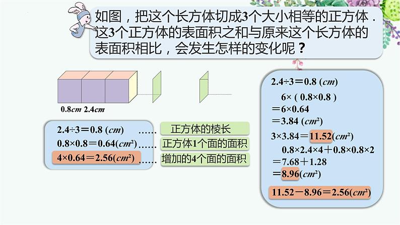 表面积的变化 ②（课件）-五年级下册数学沪教版07