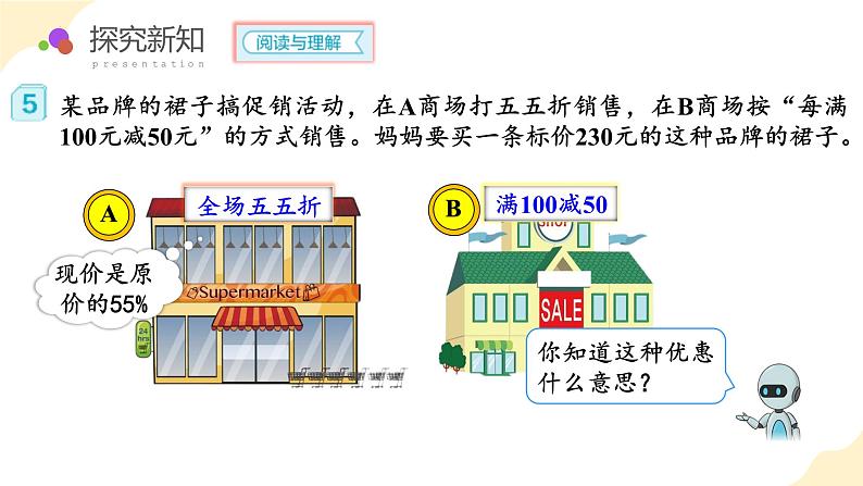 人教版数学六年级下册 第二单元_第05课时_ 购物中的促销问题 例5 教学课件+同步教案07