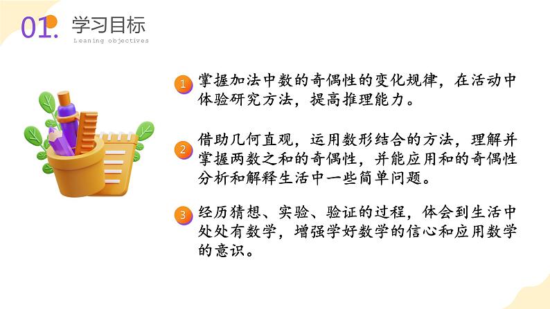 人教版数学五年级下册 第二单元_第06课时_ 探究和的奇偶性 教学课件+同步教案02