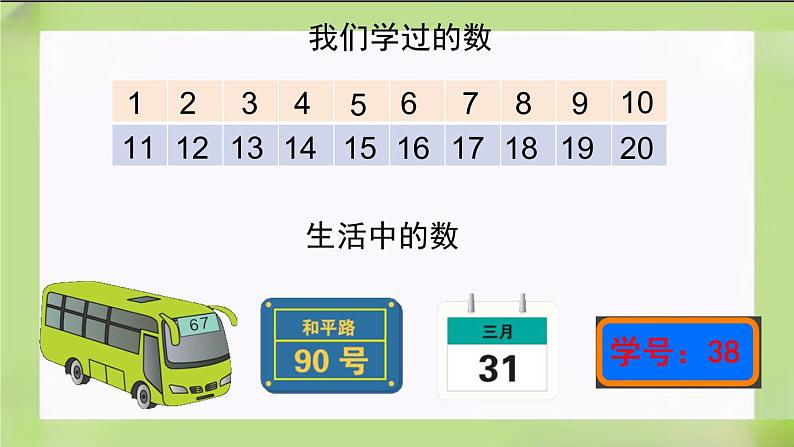 人教版数学一下4.1《数数》课件第1页