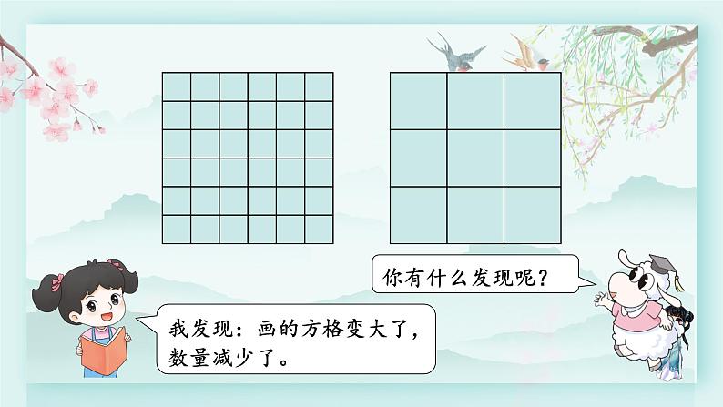 冀教版三年级数学下册教学课件 第七单元 长方形和正方形的面积 第二课时 测量面积03