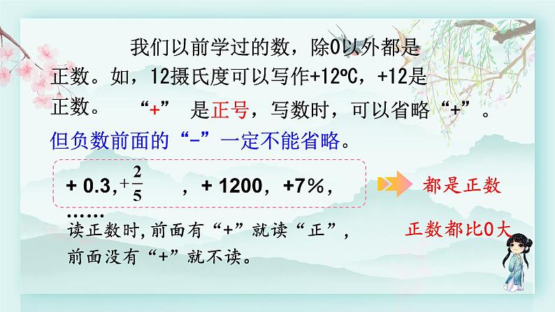 冀教版六年级数学下册教学课件 第一单元 生活中的负数 第二课时 认识负数和整数第7页