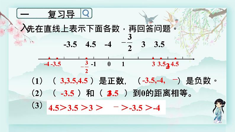 冀教版六年级数学下册教学课件 第一单元 生活中的负数 第三课时 用正、负数表示意义相反的量第3页