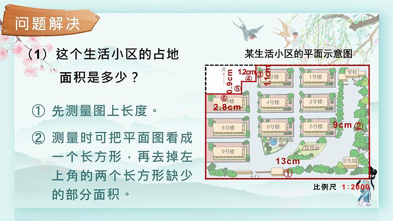 冀教版六年级数学下册教学课件 第六单元 回顾与整理 第一课时 生活小区（1）03