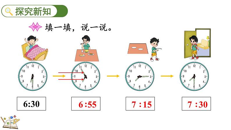 7.4 淘气的作息时间（课件）-2023-2024学年二年级下册数学北师大版03