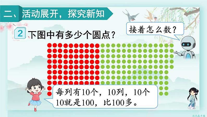 人教版二年级数学下册 第七单元 万以内数的认识     第二课时 1000以内数的认识（2）(教学课件)第5页