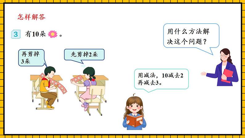 【新课标】人教版数学一年级下册 6.4《连减与小括号》课件+教案+分层练习08