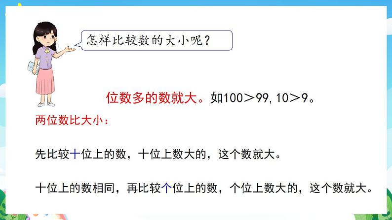 【新课标】人教版数学一年级下册 4.4《数的大小比较》课件07