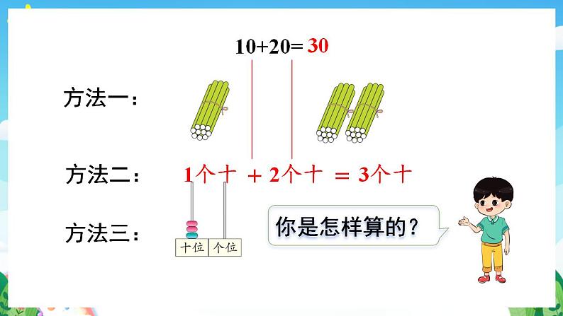 【新课标】人教版数学一年级下册 6.1《整十数加、减整十数》课件第8页