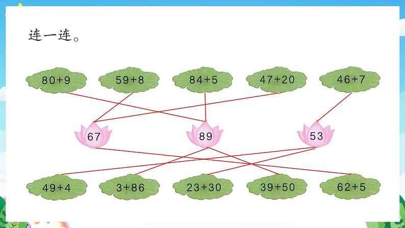 【新课标】人教版数学一年级下册 6.4《两位数加一位数、整十数(3)》课件07