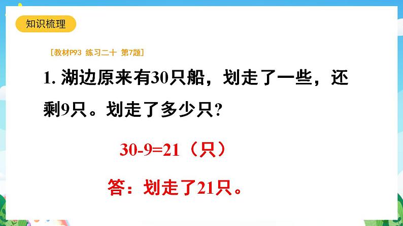 【新课标】人教版数学一年级下册 8.4《解决问题》课件04