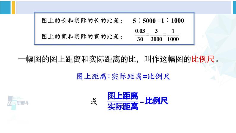 苏教版六年级数学下册四 比例第5课时 比例尺（课件）第6页