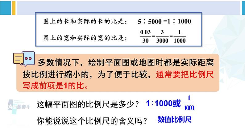 苏教版六年级数学下册四 比例第5课时 比例尺（课件）第7页