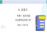 苏教版六年级数学下册七 总复习第14课时 正比例和反比例（2）（课件）