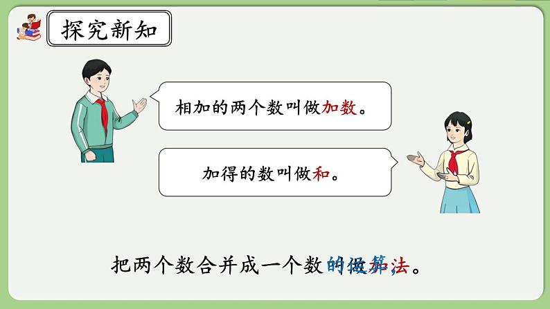 人教版数学四年级下册 1.1《加、减法的意义和各部分之间的关系》课件+教案+练习08