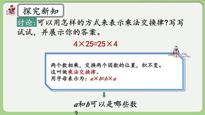 人教版数学四年级下册 3.6《乘法交换律》课件+教案+练习07