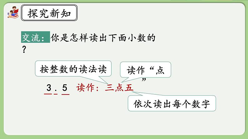 人教版数学四年级下册 4.1.3《小数的读法、写法》课件+教案+练习07