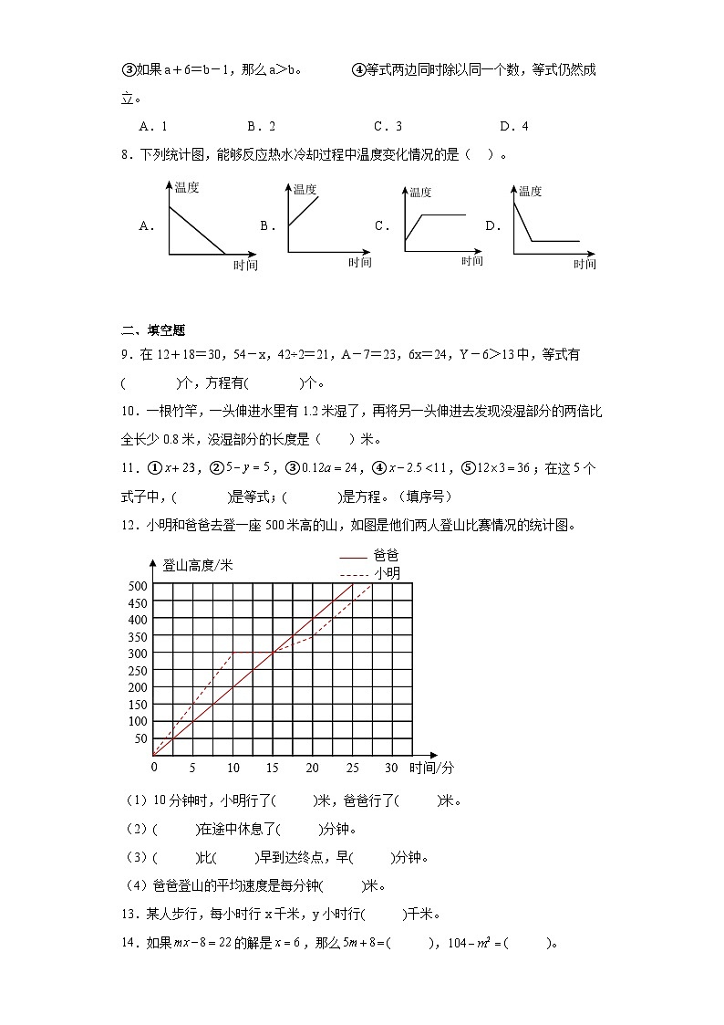 第一二单元月考综合测试（月考）-2023-2024学年五年级下册数学苏教版02