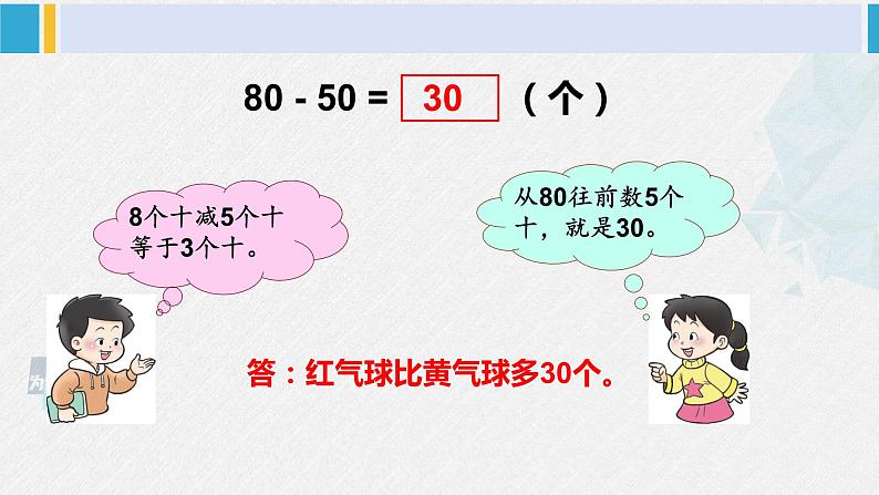 西南师大版二年级数学下册 三 三位数的加减法  第1课时 整十、整百的加减(1) (课件)第6页
