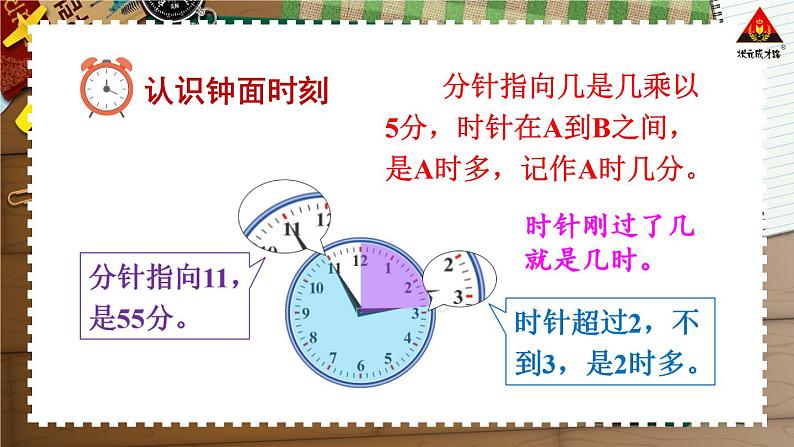 西南师大版二年级数学下册 六 时、分、秒    整理与复习 (课件)第5页