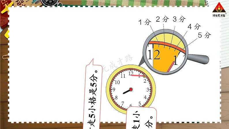 西南师大版二年级数学下册 六 时、分、秒    第1课时 时、分、秒（1） (课件)07