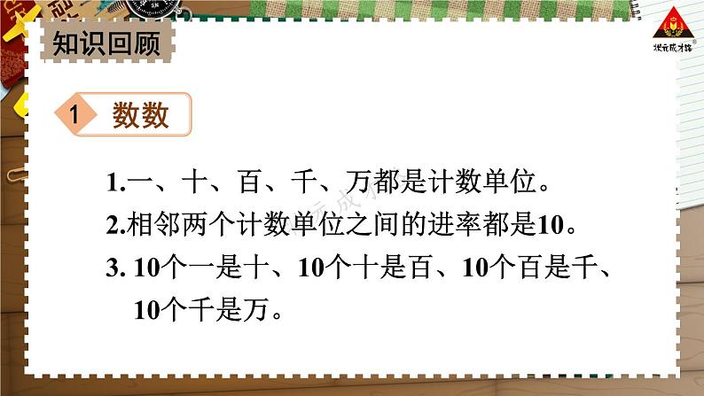 西南师大版二年级数学下册 八 总复习      1.万以内数的认识及三位数加减法 (课件)第3页