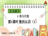西南师大版六年级数学下册 五 总复习   第1课时 数的认识（1） (课件)