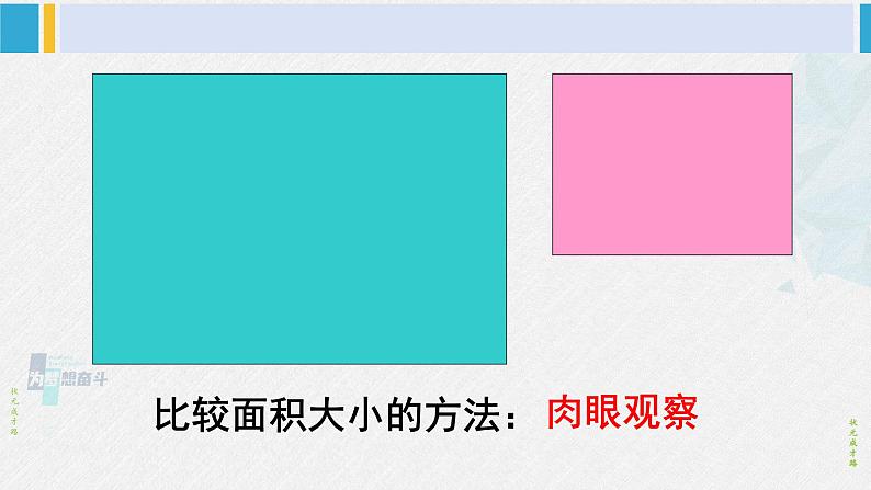 西南师大版三年级数学下册 2 长方形和正方形的面积        整理与复习 (课件)第3页