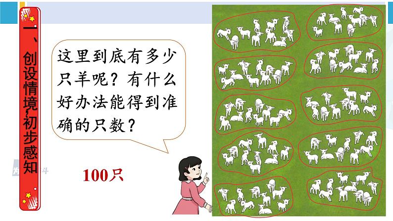 人教版一年级下册数学下册 4 100以内数的认识  第1课时 数数 数的组成（课件）02