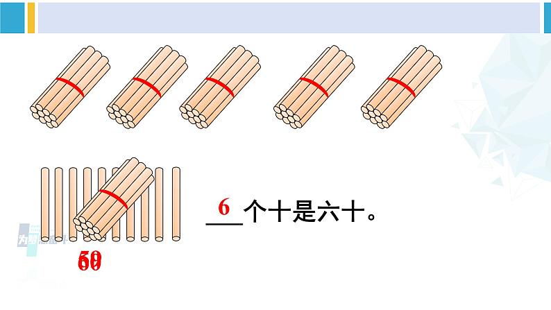 人教版一年级下册数学下册 4 100以内数的认识  第1课时 数数 数的组成（课件）07