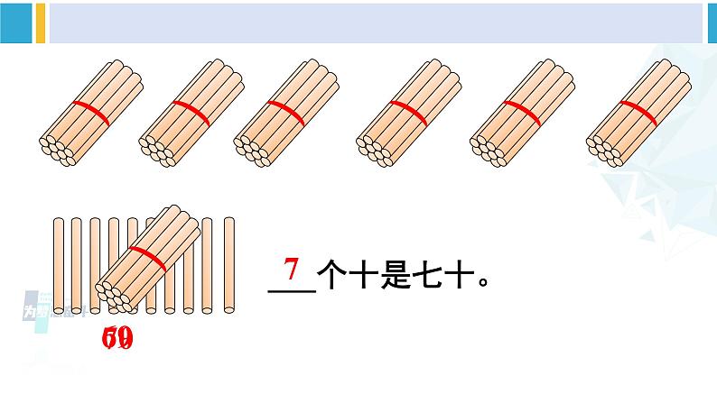 人教版一年级下册数学下册 4 100以内数的认识  第1课时 数数 数的组成（课件）08