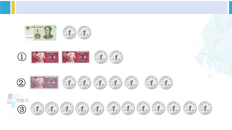 人教版一年级下册数学下册 5 认识人民币   第3课时 简单的计算（课件）第4页