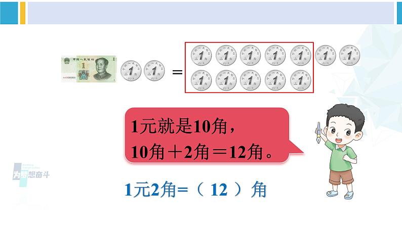 人教版一年级下册数学下册 5 认识人民币   第3课时 简单的计算（课件）第5页